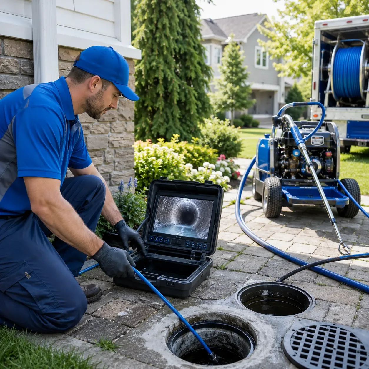 Outdoor drain cleaning professionals serving Vincennes, IN